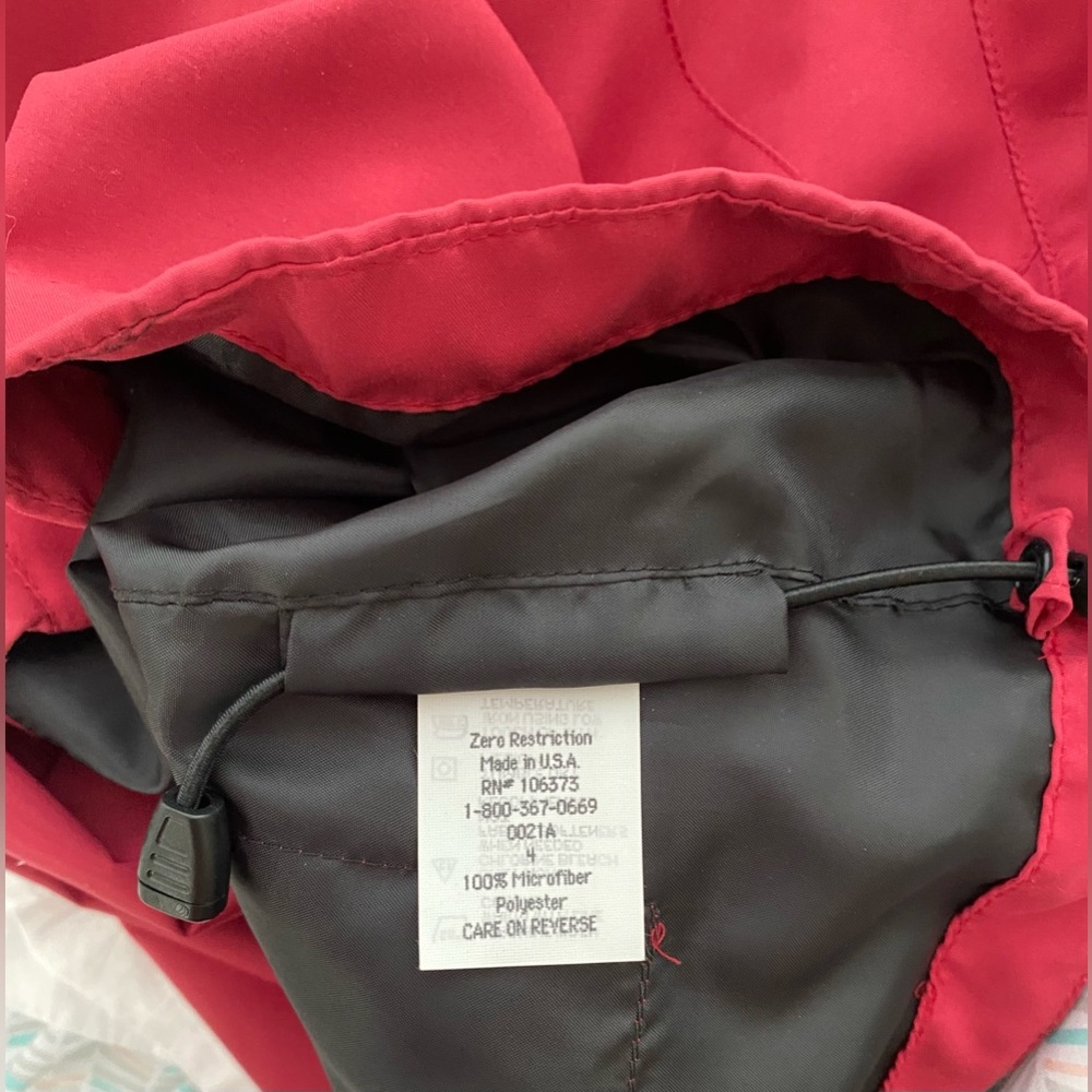 ZERO.. WOMENS Red Half-Zip Jacket - Picture 16 of 16